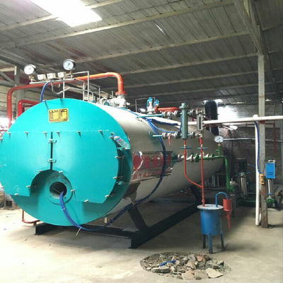 500kg Diesel Electric Gas Steam Boiler High Safety Level For Heating