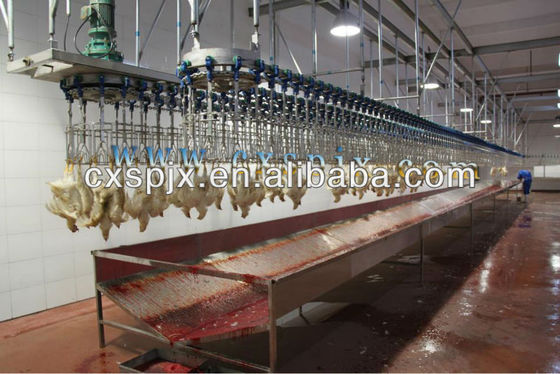 คุณภาพ อุปกรณ์ฆ่านกฮาลาล 220V / 380V สําหรับฆ่าไก่ 500KG โรงงาน