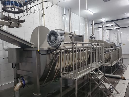 Hot-selling Poultry Chilling Slaughtering Equipment Pre-chiller Machine for Poultry Chicken Halal Butcher Equipment