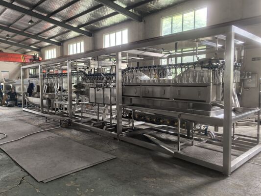 Qualität Neuer Typ Geflügel Schlachthof Linie kundenspezifisches Design Hühner Anlage 300 Stunden Kompakt 1000 Geflügel Schlachtung Fabrik